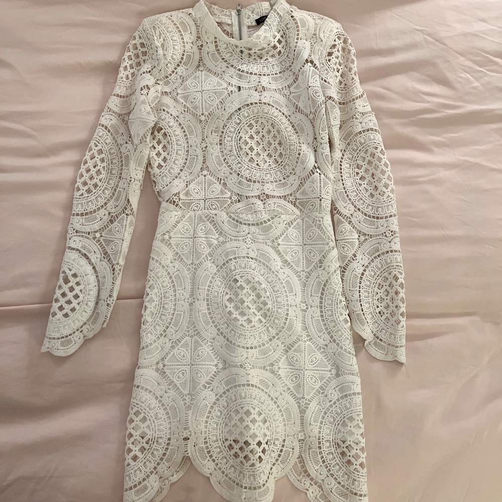 The vintage shop white short dress